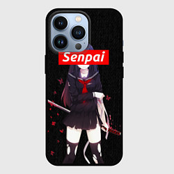 Чехол для iPhone 13 Pro Senpai Assassin, цвет: 3D-черный
