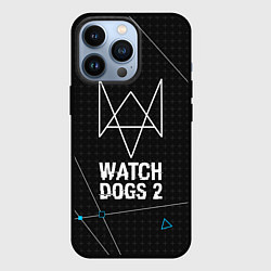 Чехол для iPhone 13 Pro Watch Dogs 2: Tech Geometry, цвет: 3D-черный