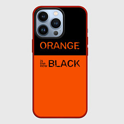 Чехол для iPhone 13 Pro Orange Is the New Black, цвет: 3D-красный