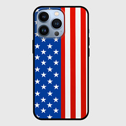 Чехол для iPhone 13 Pro American Patriot, цвет: 3D-черный