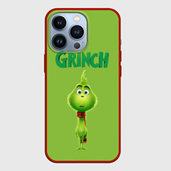 Чехол для iPhone 13 Pro The Grinch, цвет: 3D-красный