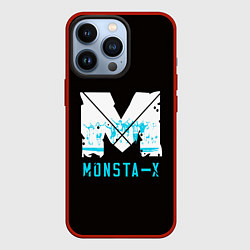 Чехол для iPhone 13 Pro MONSTA X, цвет: 3D-красный