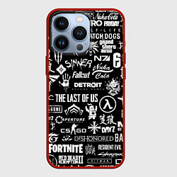 Чехол для iPhone 13 Pro Истинный геймер, цвет: 3D-красный
