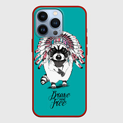 Чехол для iPhone 13 Pro Brave and Free, цвет: 3D-красный