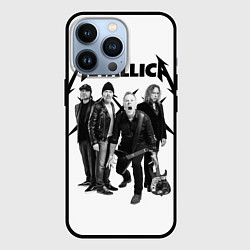 Чехол для iPhone 13 Pro Metallica, цвет: 3D-черный