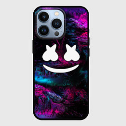 Чехол для iPhone 13 Pro Marshmello NEON, цвет: 3D-черный