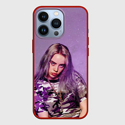 Чехол для iPhone 13 Pro Billie Eilish: Violet Fashion, цвет: 3D-красный