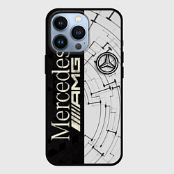 Чехол для iPhone 13 Pro Mercedes AMG: Techno Style, цвет: 3D-черный