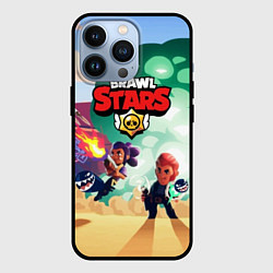 Чехол для iPhone 13 Pro Brawl Stars, цвет: 3D-черный