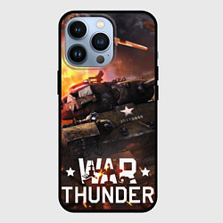 Чехол для iPhone 13 Pro War thunder explosion, цвет: 3D-черный