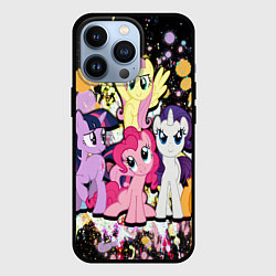 Чехол для iPhone 13 Pro My little pony band, цвет: 3D-черный