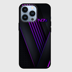 Чехол для iPhone 13 Pro Mass Effect N7, цвет: 3D-черный