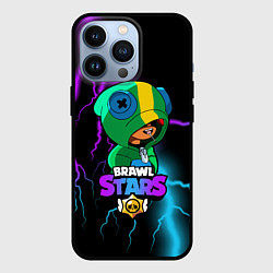 Чехол для iPhone 13 Pro Brawl Stars LEON, цвет: 3D-черный