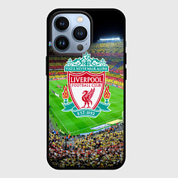 Чехол для iPhone 13 Pro FC Liverpool, цвет: 3D-черный