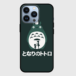 Чехол для iPhone 13 Pro Totoro, цвет: 3D-черный