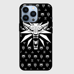 Чехол для iPhone 13 Pro ВЕДЬМАК, цвет: 3D-черный