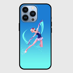 Чехол для iPhone 13 Pro Фигурное катание, цвет: 3D-черный