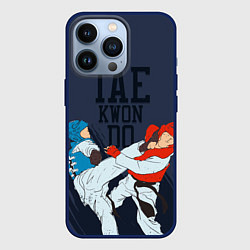 Чехол для iPhone 13 Pro Taekwondo, цвет: 3D-тёмно-синий