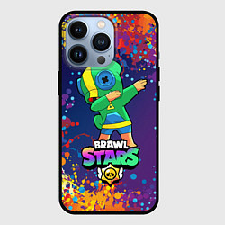 Чехол для iPhone 13 Pro Brawl Stars Leon, Dab, цвет: 3D-черный