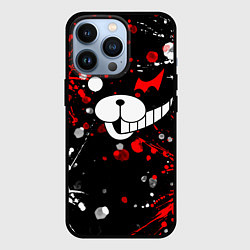 Чехол для iPhone 13 Pro MONOKUMA, цвет: 3D-черный