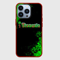 Чехол для iPhone 13 Pro Terraria, цвет: 3D-красный
