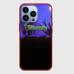 Чехол для iPhone 13 Pro TERRARIA, цвет: 3D-красный