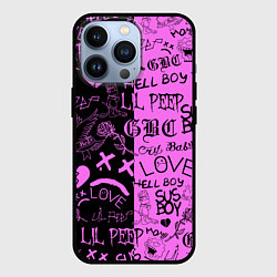 Чехол для iPhone 13 Pro LIL PEEP LOGOBOMBING, цвет: 3D-черный