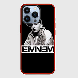 Чехол для iPhone 13 Pro Eminem, цвет: 3D-красный