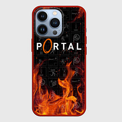 Чехол для iPhone 13 Pro PORTAL, цвет: 3D-красный