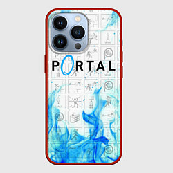 Чехол для iPhone 13 Pro PORTAL, цвет: 3D-красный