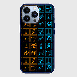 Чехол для iPhone 13 Pro PORTAL, цвет: 3D-тёмно-синий