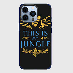 Чехол для iPhone 13 Pro This is my Jungle, цвет: 3D-тёмно-синий