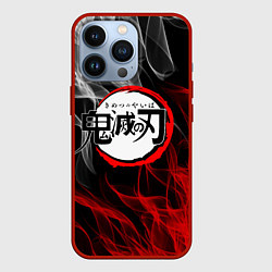 Чехол для iPhone 13 Pro KIMETSU NO YAIBA, цвет: 3D-красный