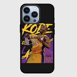 Чехол для iPhone 13 Pro Kobe Bryant, цвет: 3D-черный