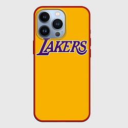 Чехол для iPhone 13 Pro Kobe Bryant, цвет: 3D-красный