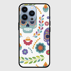 Чехол для iPhone 13 Pro Мексиканские мотивы, цвет: 3D-черный