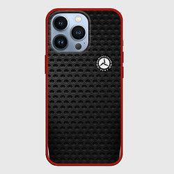 Чехол для iPhone 13 Pro MERCEDES-BENZ, цвет: 3D-красный