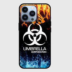 Чехол для iPhone 13 Pro UMBRELLA CORPORATION, цвет: 3D-черный