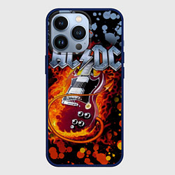 Чехол для iPhone 13 Pro ACDC, цвет: 3D-тёмно-синий
