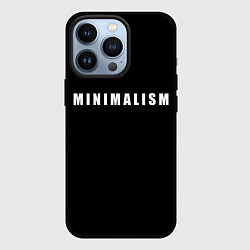 Чехол для iPhone 13 Pro Minimalism, цвет: 3D-черный