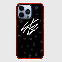 Чехол для iPhone 13 Pro Stray Kids, цвет: 3D-красный