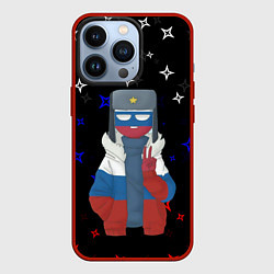 Чехол для iPhone 13 Pro CountryHumans, цвет: 3D-красный