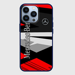 Чехол для iPhone 13 Pro Mercedes-Benz, цвет: 3D-тёмно-синий
