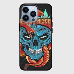 Чехол для iPhone 13 Pro Iron Maiden, цвет: 3D-черный