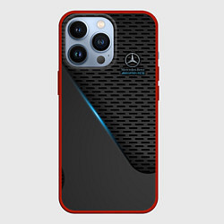 Чехол для iPhone 13 Pro Mercedes-AMG, цвет: 3D-красный