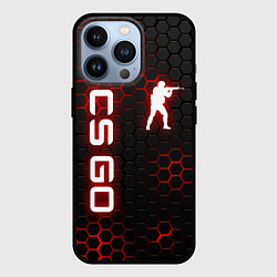 Чехол для iPhone 13 Pro CS GO, цвет: 3D-черный