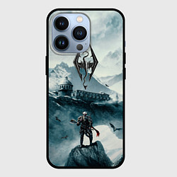 Чехол для iPhone 13 Pro Skyrim Warrior, цвет: 3D-черный
