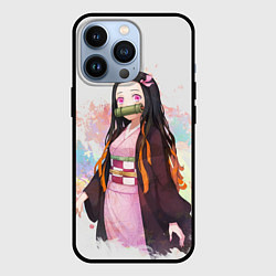 Чехол для iPhone 13 Pro KIMETSU NO YAIBA, цвет: 3D-черный