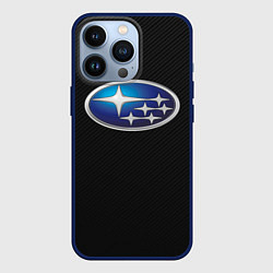 Чехол для iPhone 13 Pro SUBARU, цвет: 3D-тёмно-синий