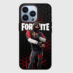 Чехол для iPhone 13 Pro FORTNITE IKONIK, цвет: 3D-черный